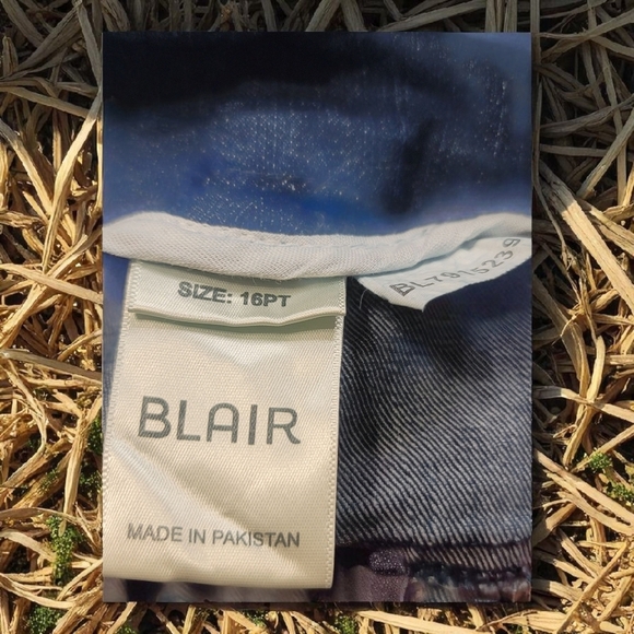 BLAIR - 16P Blue Straight Jeans Classic Denim - Picture 5 of 7